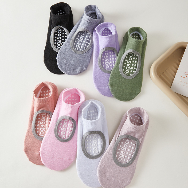 Pilates Yoga Wear - ถุงเท้ากีฬาในร่ม 1/8 คู่ สำหรับโยคะ พิลาทิส กันลื่น