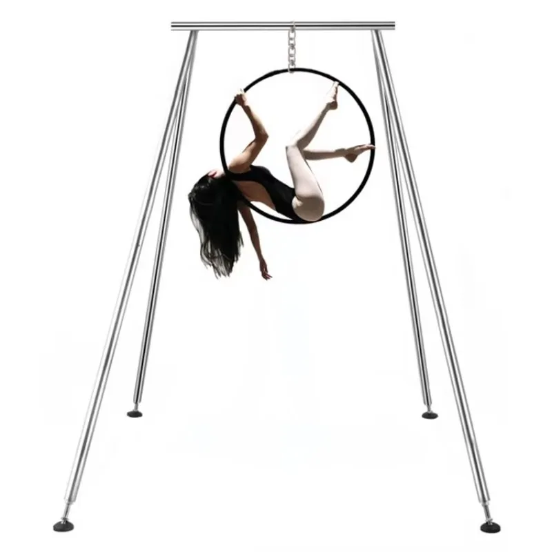 Pilates Yoga Aerial - 2026 ขาตั้งโยคะกลางอากาศแบบปรับได้สำหรับมืออาชีพ สำหรับการฝึกโยคะกลางอากาศ อุปกรณ์เสริมโยคะและพิลาทิสแบบสวิง ทนทาน อเนกประสงค์
