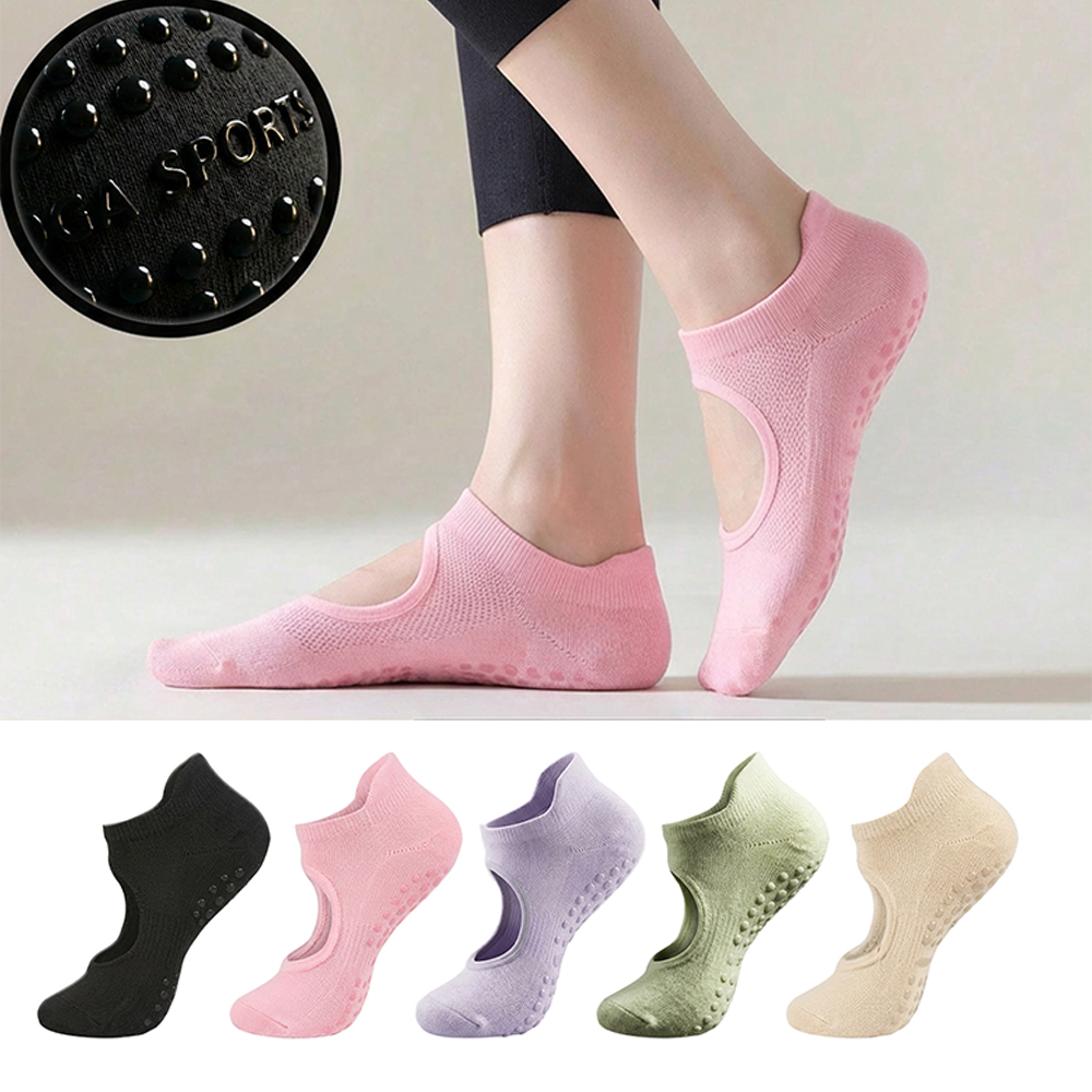 Medias Para Pilates Y Yoga - 2/12PC ถุงเท้าพิลาทิสแบบไม่มีส้นกันลื่นสำหรับออกกำลังกายผ้าฝ้ายผู้หญิงกีฬาโยคะถุงเท้าบัลเล่ต์เต้นรำรองเท้าแตะเท้าเปล่าถุงเท้าออกกำลังกายสำหรับยิม