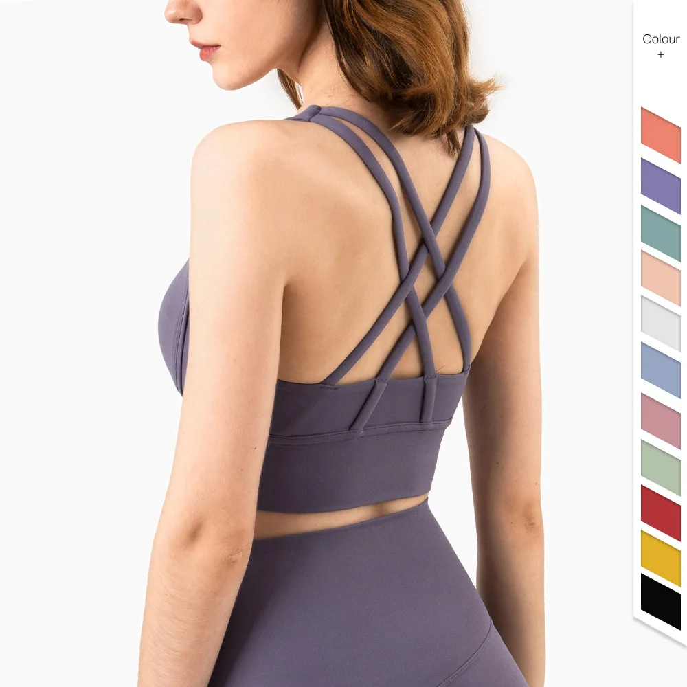 Pilates Yoga Wear - สปอร์ตบราสำหรับสตรีฤดูร้อนแฟชั่นระบายอากาศได้ดีเสื้อกล้ามออกกำลังกาย