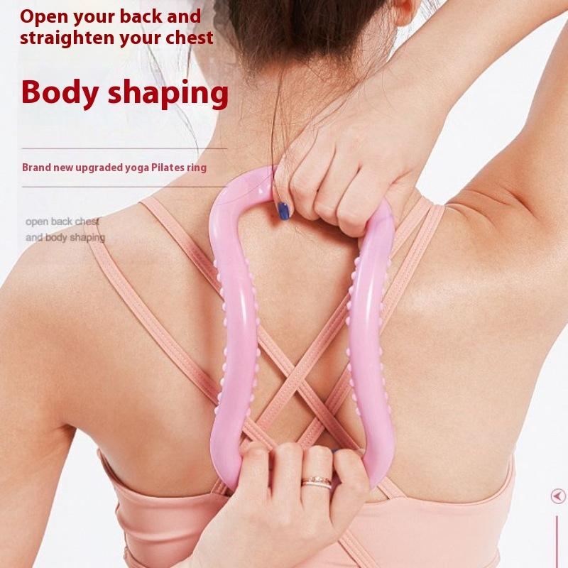 Pilates Yoga Resistance Ring - ห่วงโยคะ พิลาทิส สำหรับยืดกล้ามเนื้อ อุปกรณ์ฟิตเนสสำหรับผู้หญิง ใช้ที่บ้าน นวดพังผืด