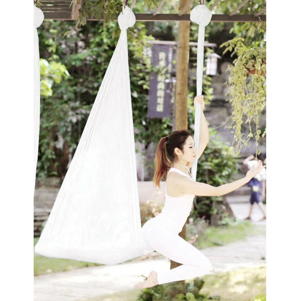 เปลโยคะแบบยืดหยุ่น 2.8 ม. ทำจา - Pilates Yoga Aerial บทวิจารณ์และราคา