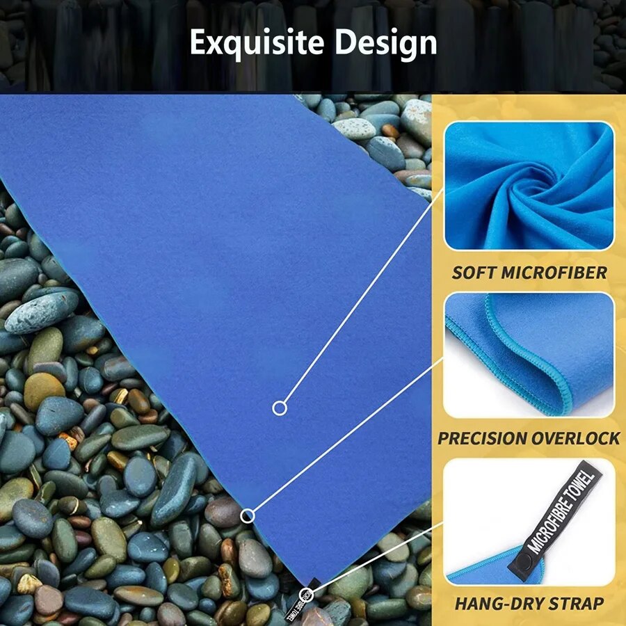 ผ้าขนหนูกีฬาแห้งเร็ว 40X80/76X - Pilates Yoga Towel บทวิจารณ์และราคา