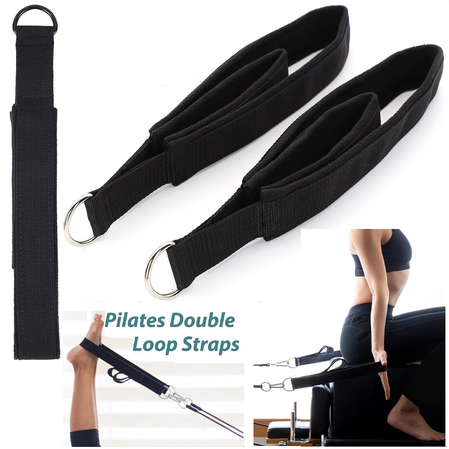สายรัดข้อเท้าแบบวงแหวนคู่สำหรั - Pilates Yoga Resistance Ring บทวิจารณ์และราคา