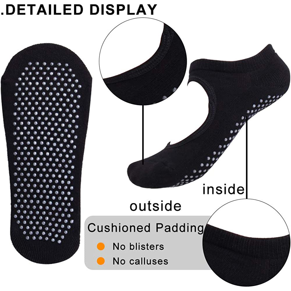 Backless Non-SLIP ฟิตเนสพิลาทิ - Medias Para Pilates Y Yoga บทวิจารณ์และราคา