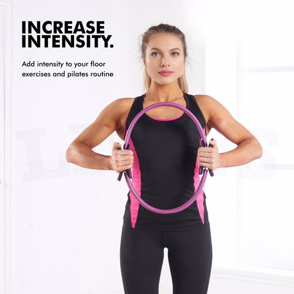 ผู้หญิงโยคะฟิตเนสแหวนวงกลมพิลา - Pilates Yoga Resistance Ring บทวิจารณ์และราคา