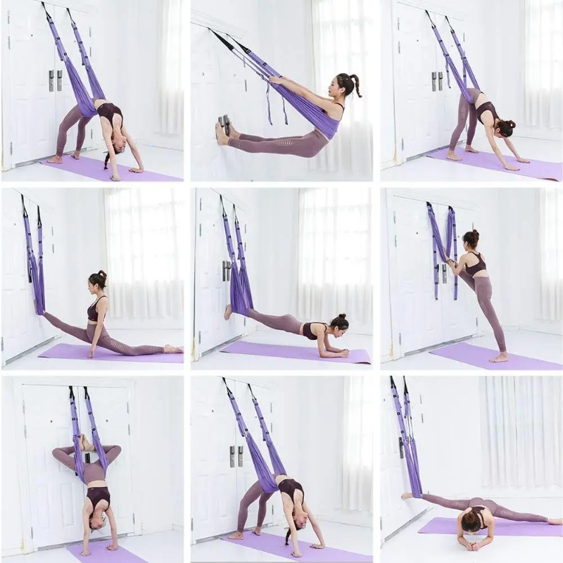 ชุดเปลญวนโยคะปรับระดับได้ พร้อ - Pilates Yoga Aerial บทวิจารณ์และราคา