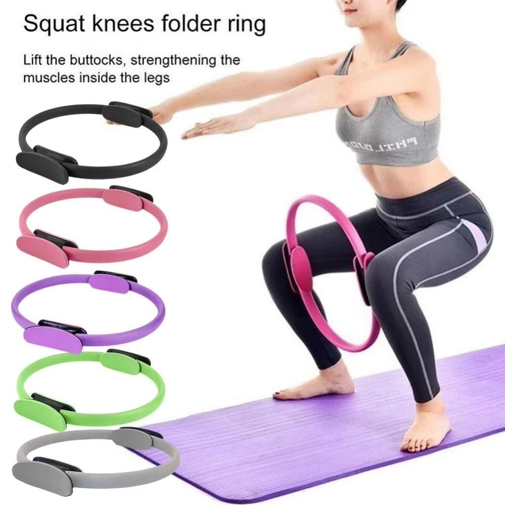 อุปกรณ์โยคะ วงแหวนพิลาทิส วงแห - Pilates Yoga Resistance Ring บทวิจารณ์และราคา