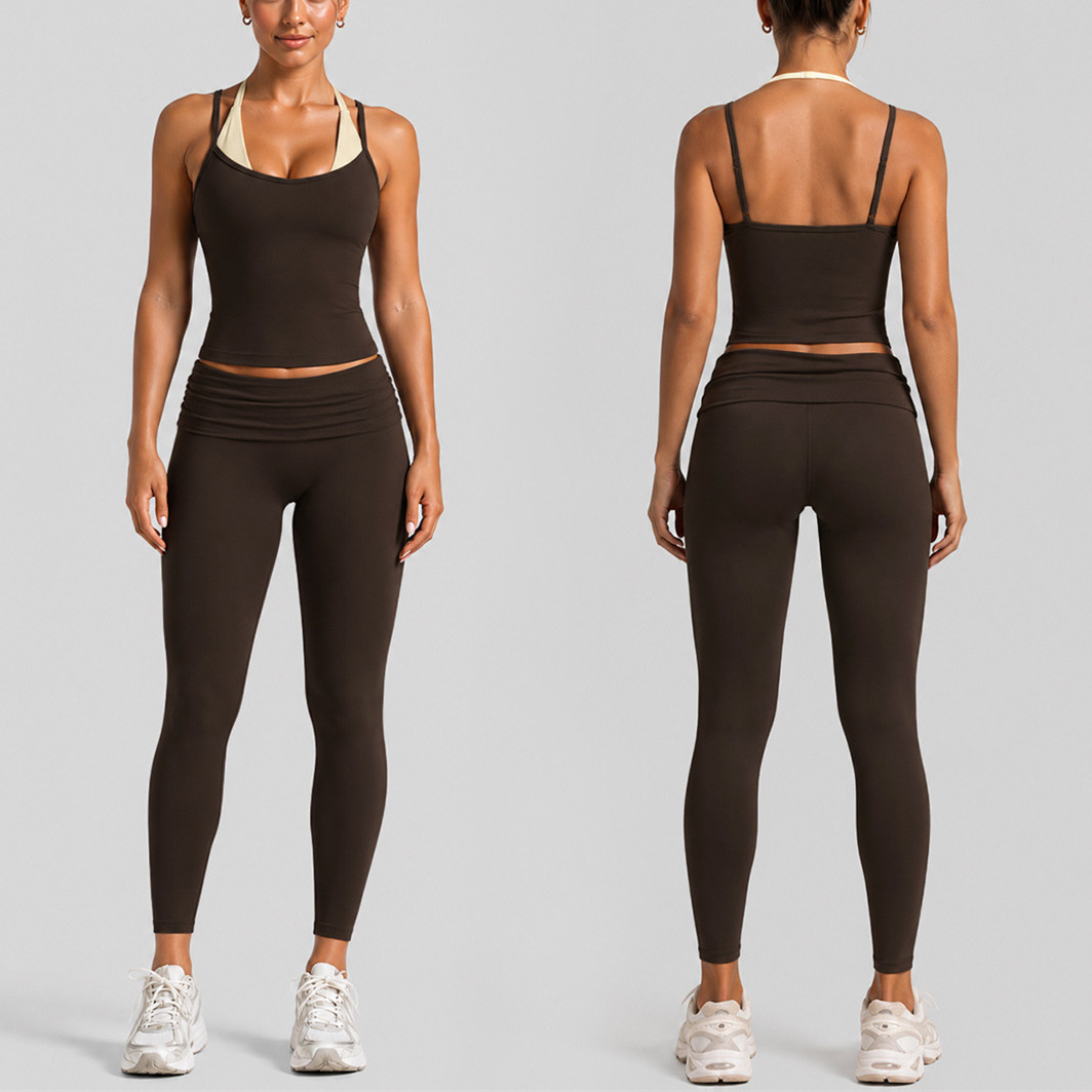 เสื้อชั้นในโยคะแบบมีฟองน้ำสำหร - Pilates Yoga Wear บทวิจารณ์และราคา