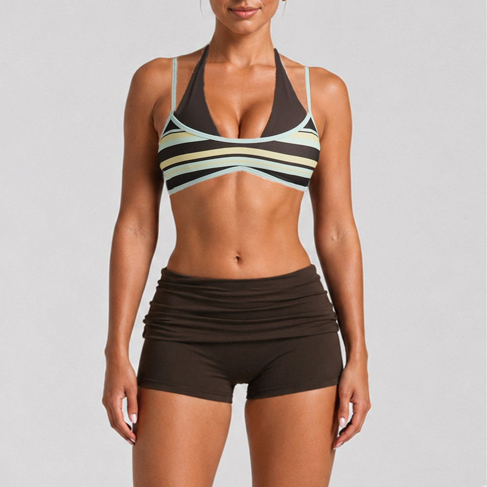 เสื้อชั้นในโยคะแบบมีฟองน้ำสำหร - Pilates Yoga Wear บทวิจารณ์และราคา